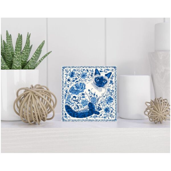 Tegel 15x15 cm Delfts blauw