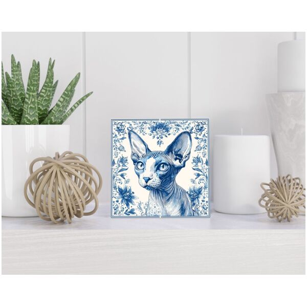 Tegel 15x15 cm Delfts blauw