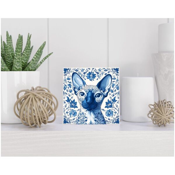 Tegel 15x15 cm Delfts blauw