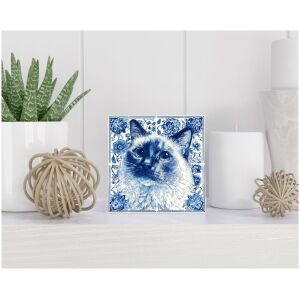 Tegel 15x15 cm Delfts blauw