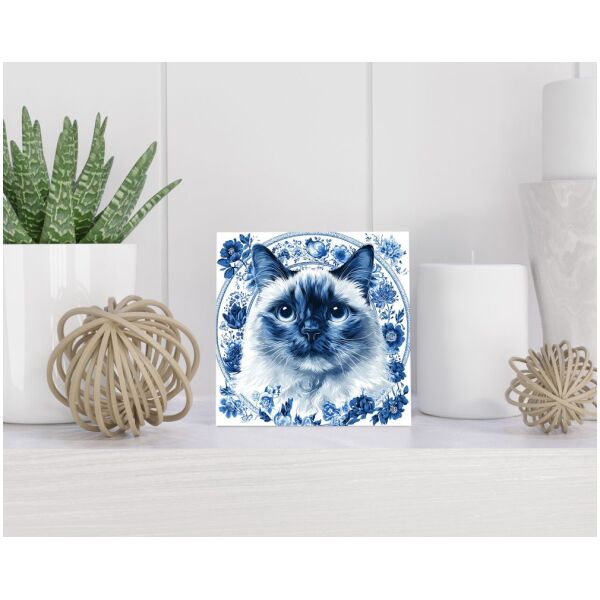 Tegel 15x15 cm Delfts blauw