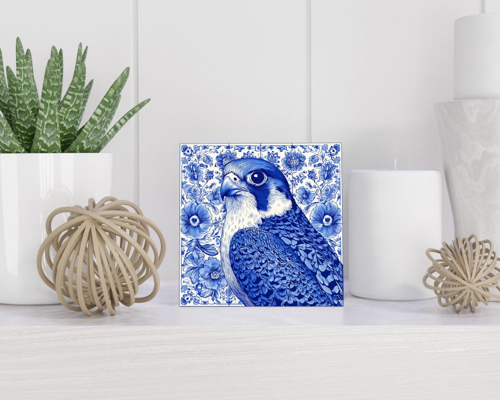 Tegel 15X15 Cm Met Delfts Blauw Cadeau Decoratie | Tegeltjes Met Tekst | Tegeltjes Met Spreuken | Collega | Oma | Opa | Pensioen | Mama | Papa | Vriend Tegel 15x15 cm Delfts blauw