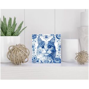 Tegel 15x15 cm Delfts blauw