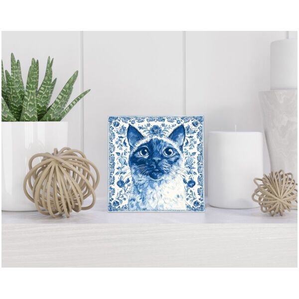 Tegel 15x15 cm Delfts blauw