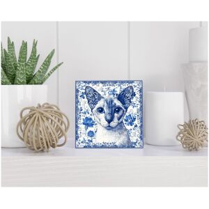 Tegel 15x15 cm Delfts blauw