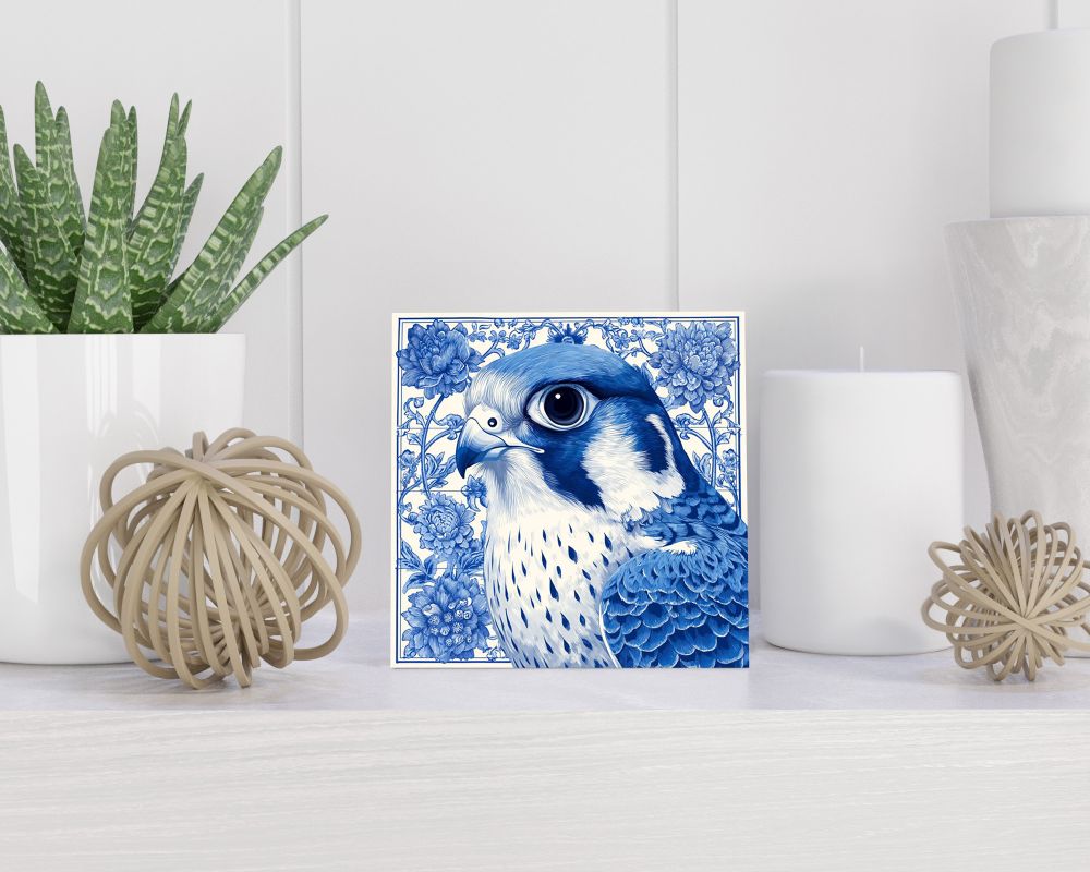 Tegel 15X15 Cm Met Delfts Blauw Cadeau Decoratie | Tegeltjes Met Tekst | Tegeltjes Met Spreuken | Collega | Oma | Opa | Pensioen | Mama | Papa | Vriend Tegel 15x15 cm Delfts blauw