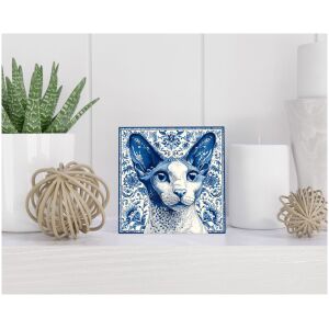 Tegel 15x15 cm Delfts blauw