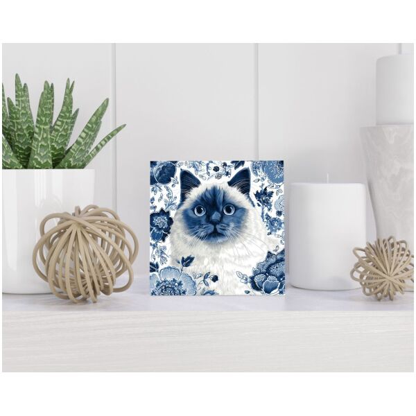 Tegel 15x15 cm Delfts blauw