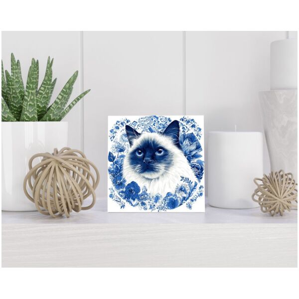 Tegel 15x15 cm Delfts blauw