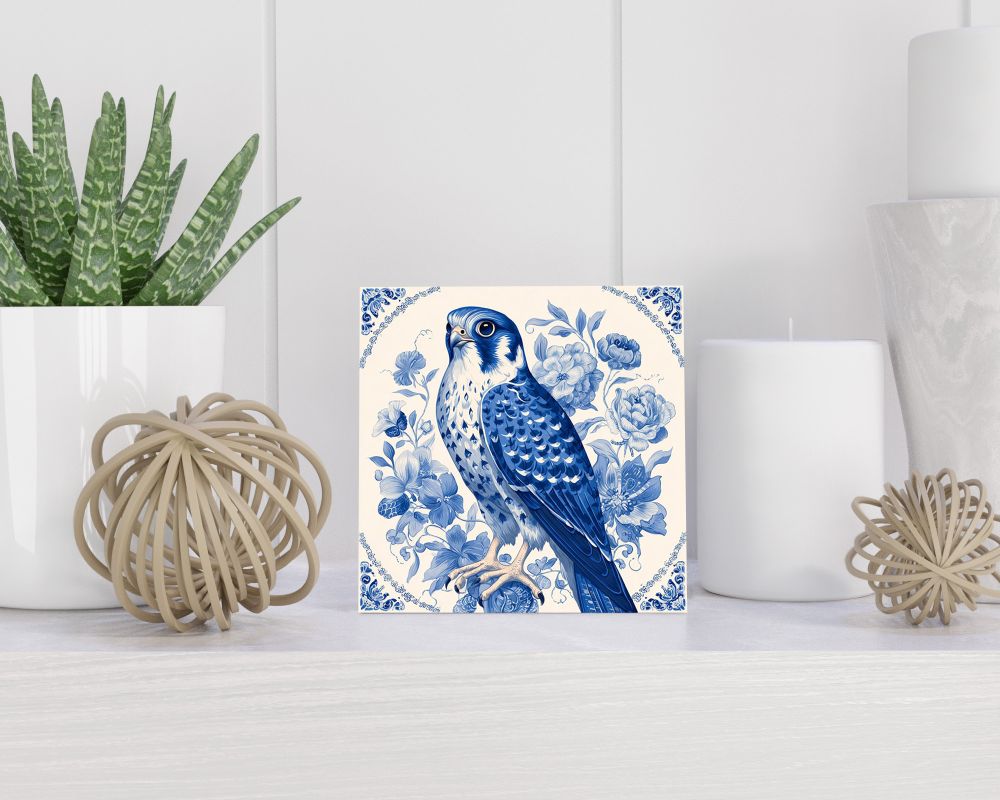 Tegel 15X15 Cm Met Delfts Blauw Cadeau Decoratie | Tegeltjes Met Tekst | Tegeltjes Met Spreuken | Collega | Oma | Opa | Pensioen | Mama | Papa | Vriend Tegel 15x15 cm Delfts blauw