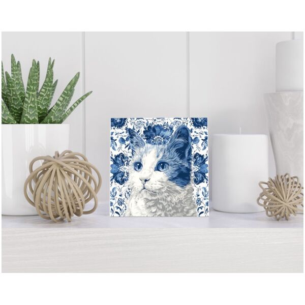 Tegel 15x15 cm Delfts blauw