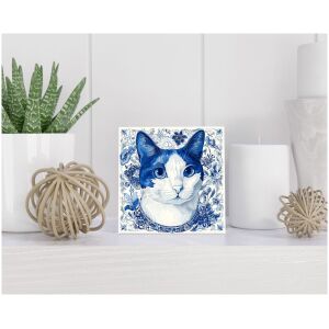 Tegel 15x15 cm Delfts blauw