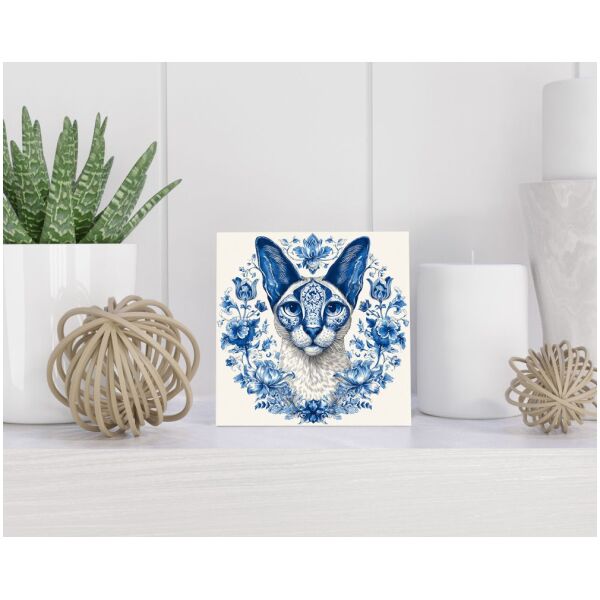 Tegel 15x15 cm Delfts blauw