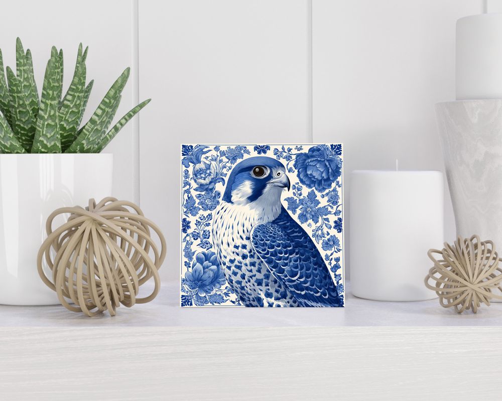 Tegel 15X15 Cm Met Delfts Blauw Cadeau Decoratie | Tegeltjes Met Tekst | Tegeltjes Met Spreuken | Collega | Oma | Opa | Pensioen | Mama | Papa | Vriend Tegel 15x15 cm Delfts blauw
