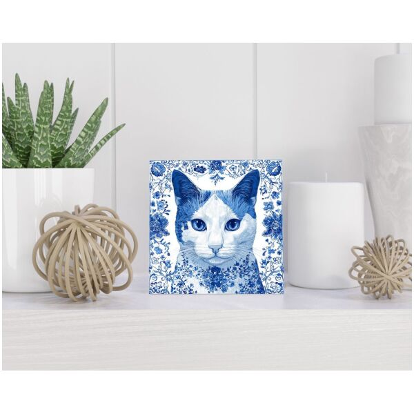 Tegel 15x15 cm Delfts blauw