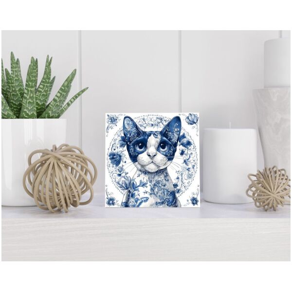 Tegel 15x15 cm Delfts blauw