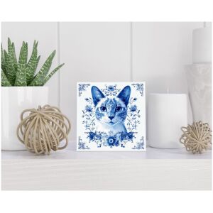 Tegel 15x15 cm Delfts blauw