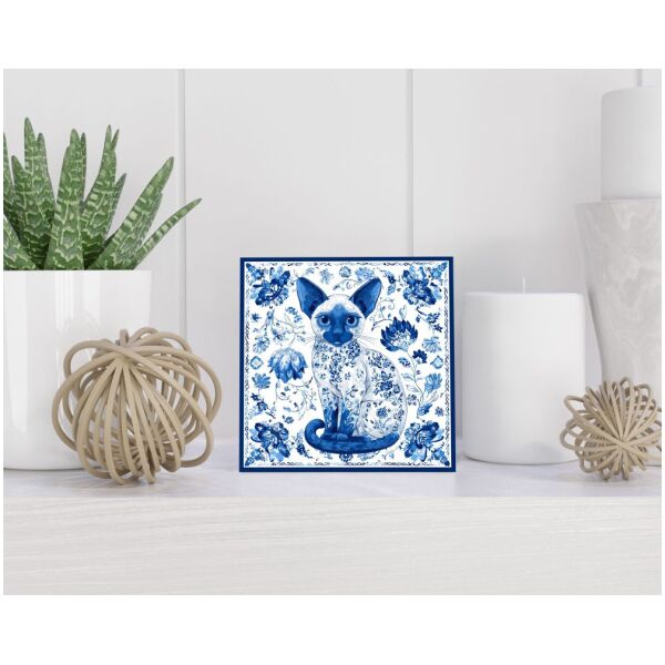 Tegel 15x15 cm Delfts blauw