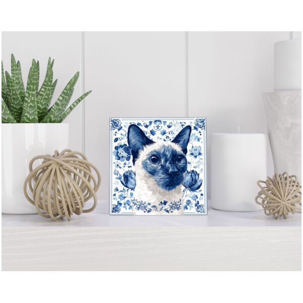 Tegel 15x15 cm Delfts blauw