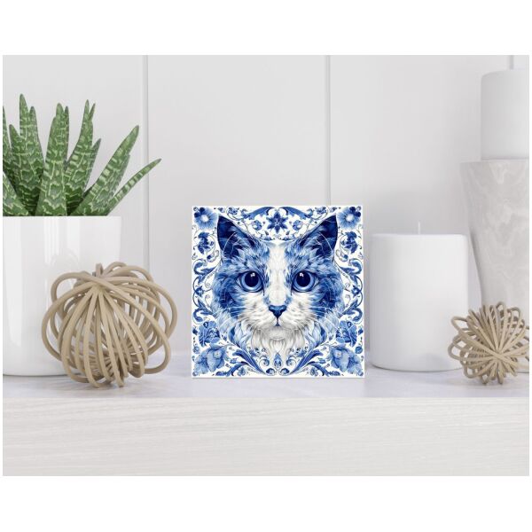 Tegel 15x15 cm Delfts blauw