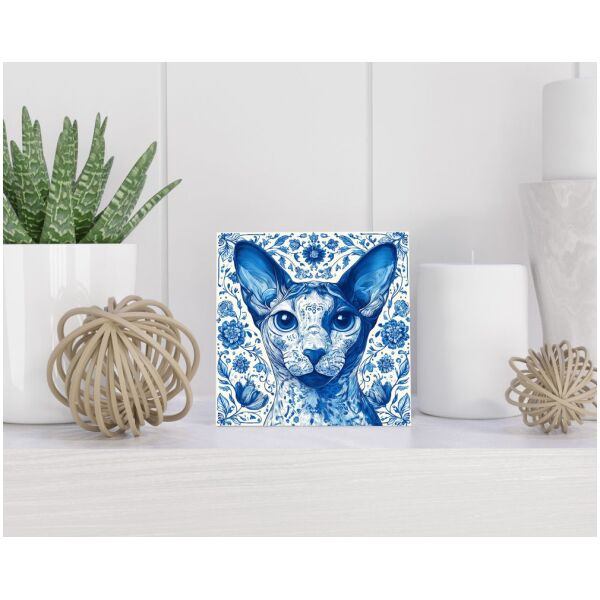 Tegel 15x15 cm Delfts blauw