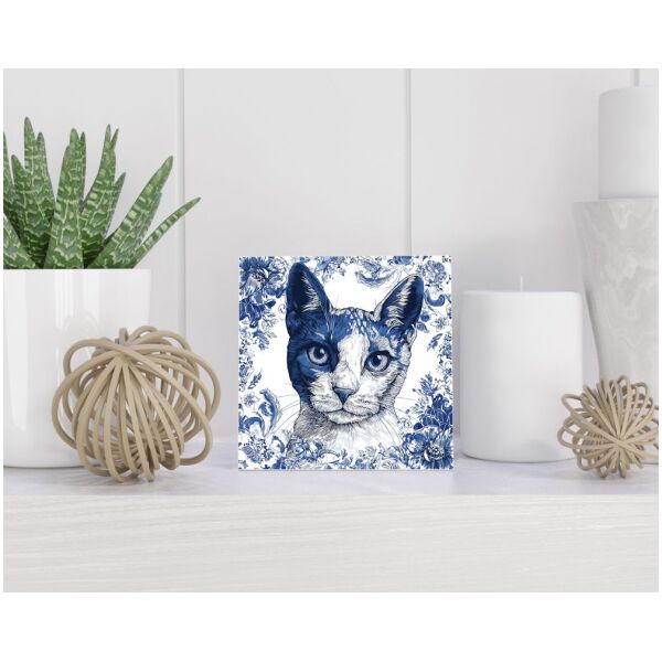 Tegel 15x15 cm Delfts blauw