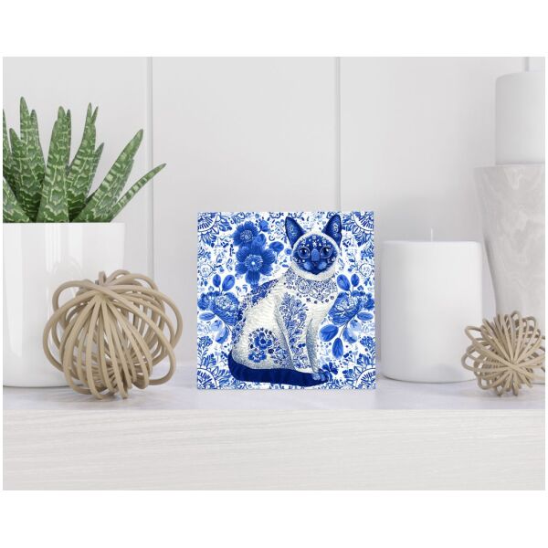 Tegel 15x15 cm Delfts blauw