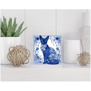 Tegel 15x15 cm Delfts blauw