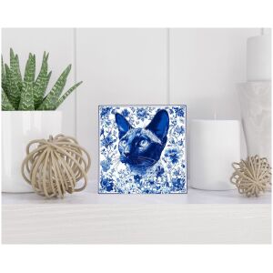 Tegel 15x15 cm Delfts blauw