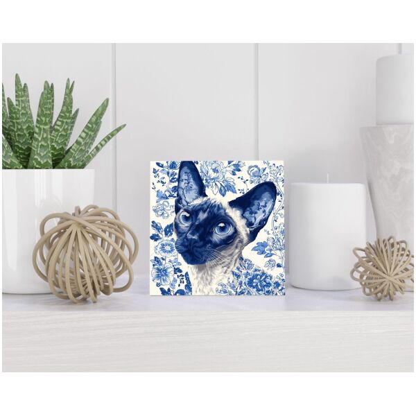 Tegel 15x15 cm Delfts blauw