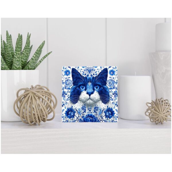 Tegel 15x15 cm Delfts blauw