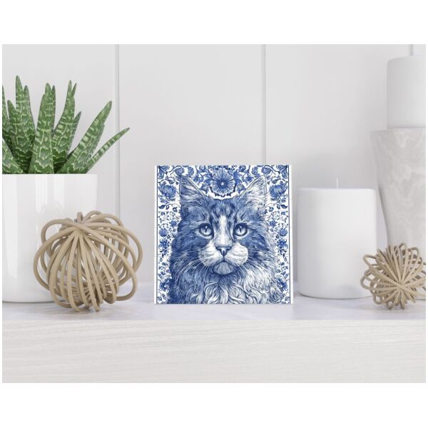 Tegel 15x15 cm Delfts blauw