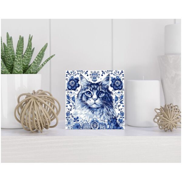 Tegel 15x15 cm Delfts blauw