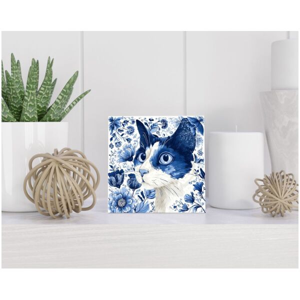 Tegel 15x15 cm Delfts blauw