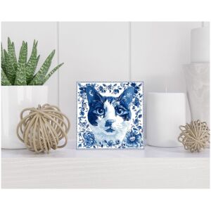 Tegel 15x15 cm Delfts blauw