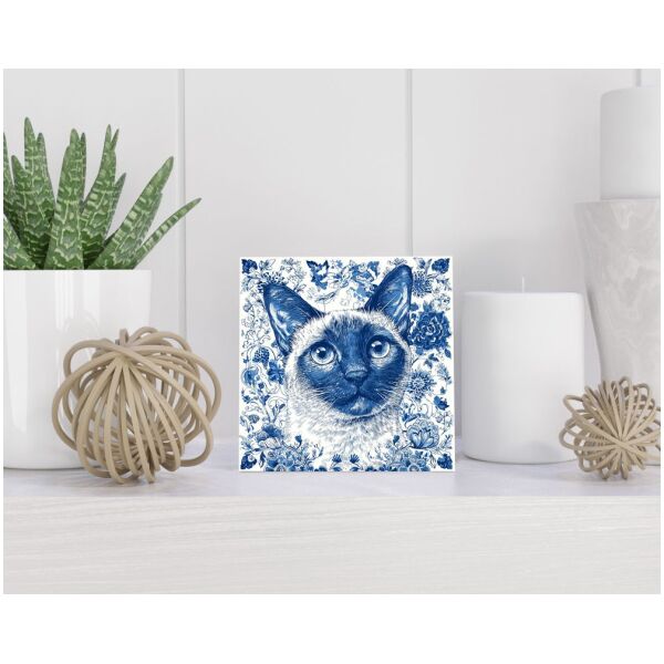 Tegel 15x15 cm Delfts blauw