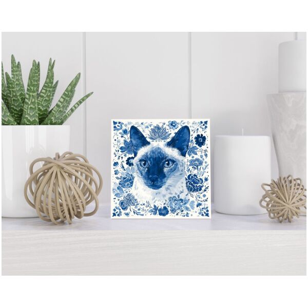 Tegel 15x15 cm Delfts blauw