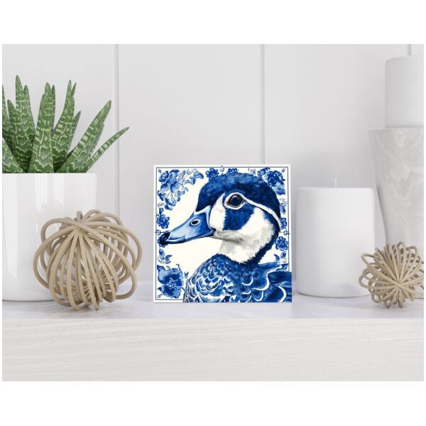 Tegel 15x15 cm Delfts blauw