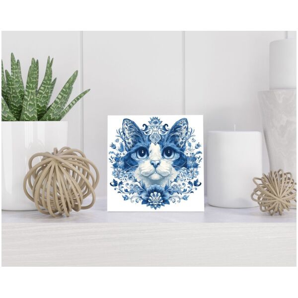 Tegel 15x15 cm Delfts blauw