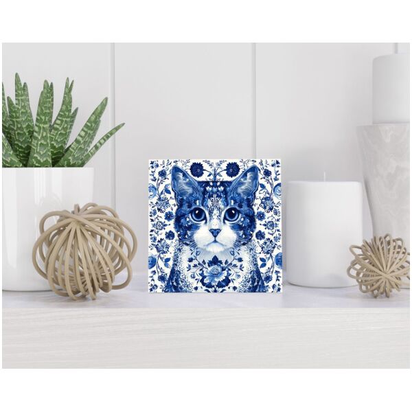 Tegel 15x15 cm Delfts blauw