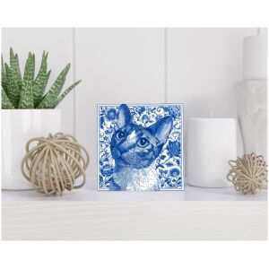 Tegel 15x15 cm Delfts blauw