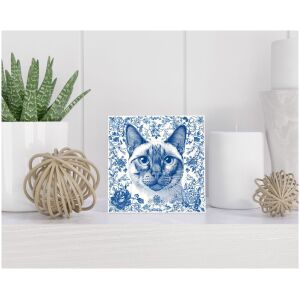 Tegel 15x15 cm Delfts blauw