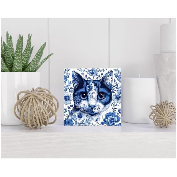 Tegel 15x15 cm Delfts blauw