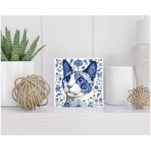 Tegel 15x15 cm Delfts blauw