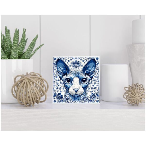 Tegel 15x15 cm Delfts blauw