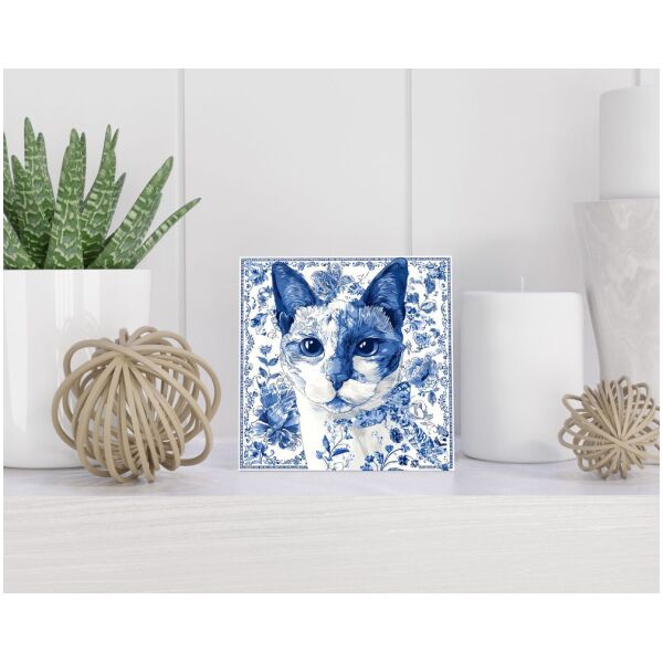 Tegel 15x15 cm Delfts blauw