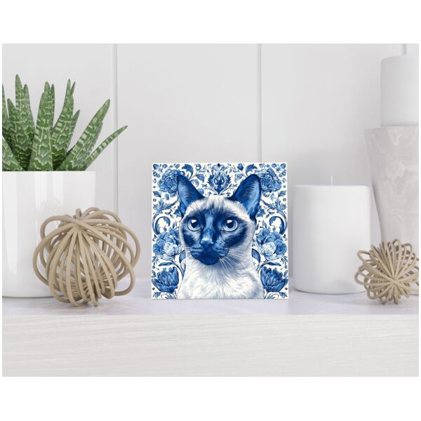 Tegel 15x15 cm Delfts blauw