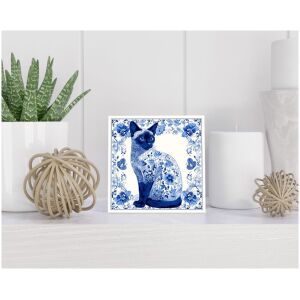 Tegel 15x15 cm Delfts blauw