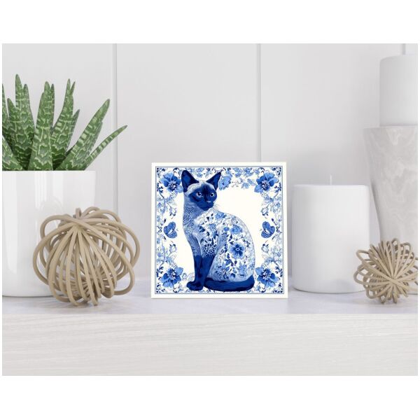 Tegel 15x15 cm Delfts blauw