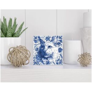 Tegel 15x15 cm Delfts blauw